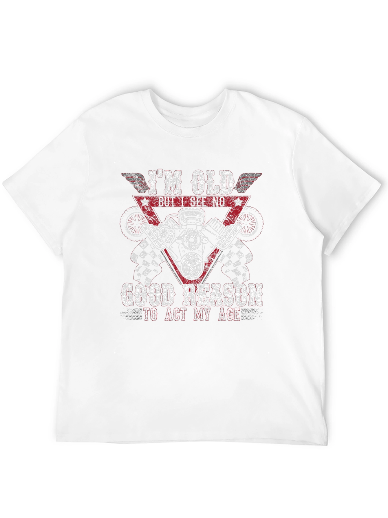 Black I'm Old But I See No Good Reason T-Shirt view 12