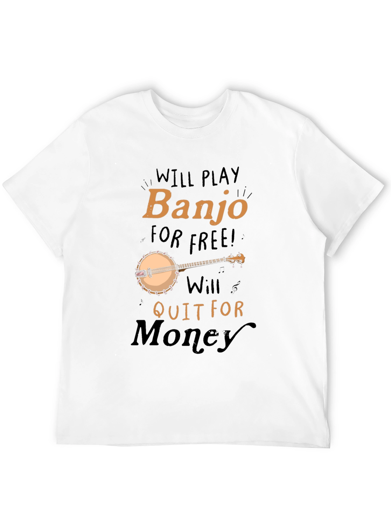 Black Will Play Banjo for Free T-Shirt view 12