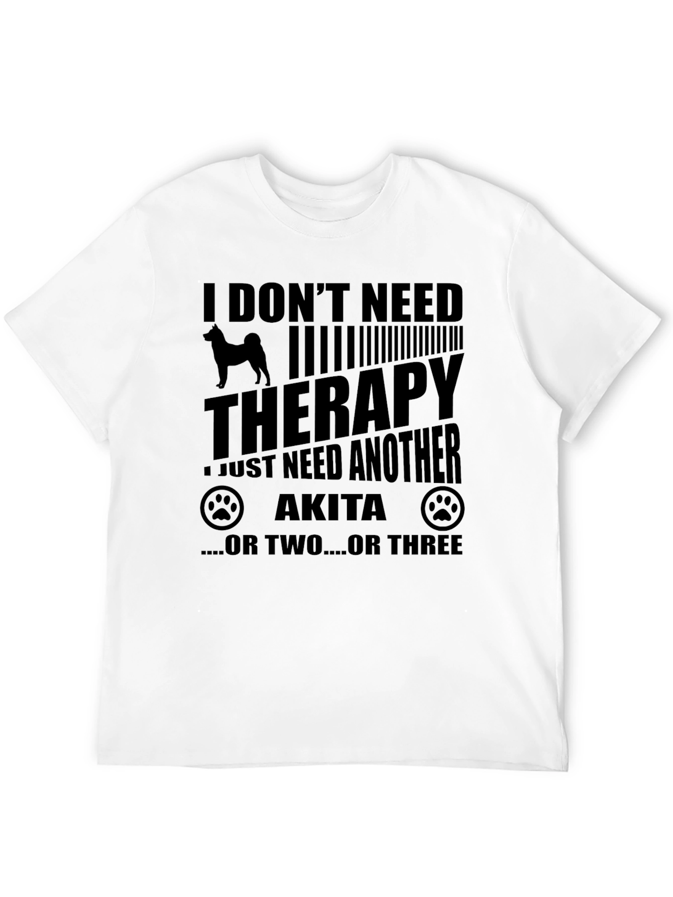 Akita Therapy T-Shirt - Dog Lover Tee - 12