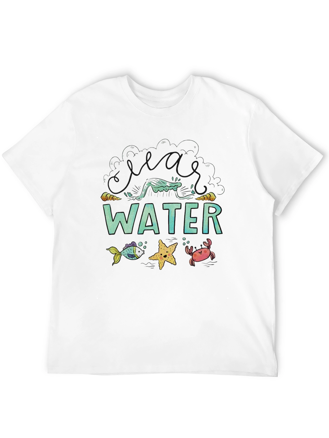 Stay Wild, Stay Water Black T-Shirt - 12