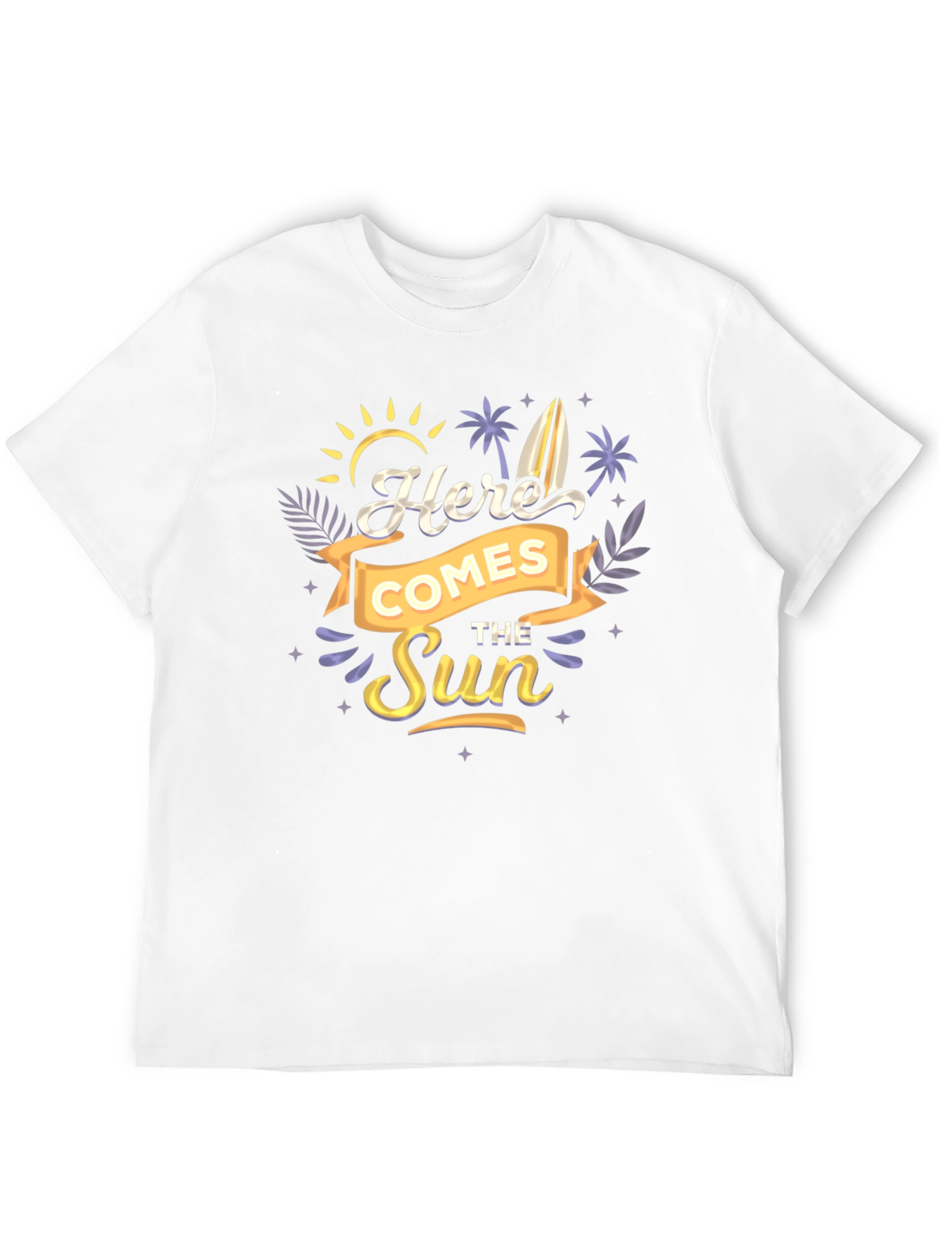 Black Here Comes The Sun Graphic Tee view 12