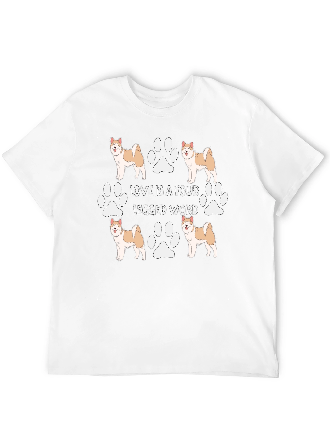 Black Dog Lover T-Shirt - Love is a Four Legged Word view 12