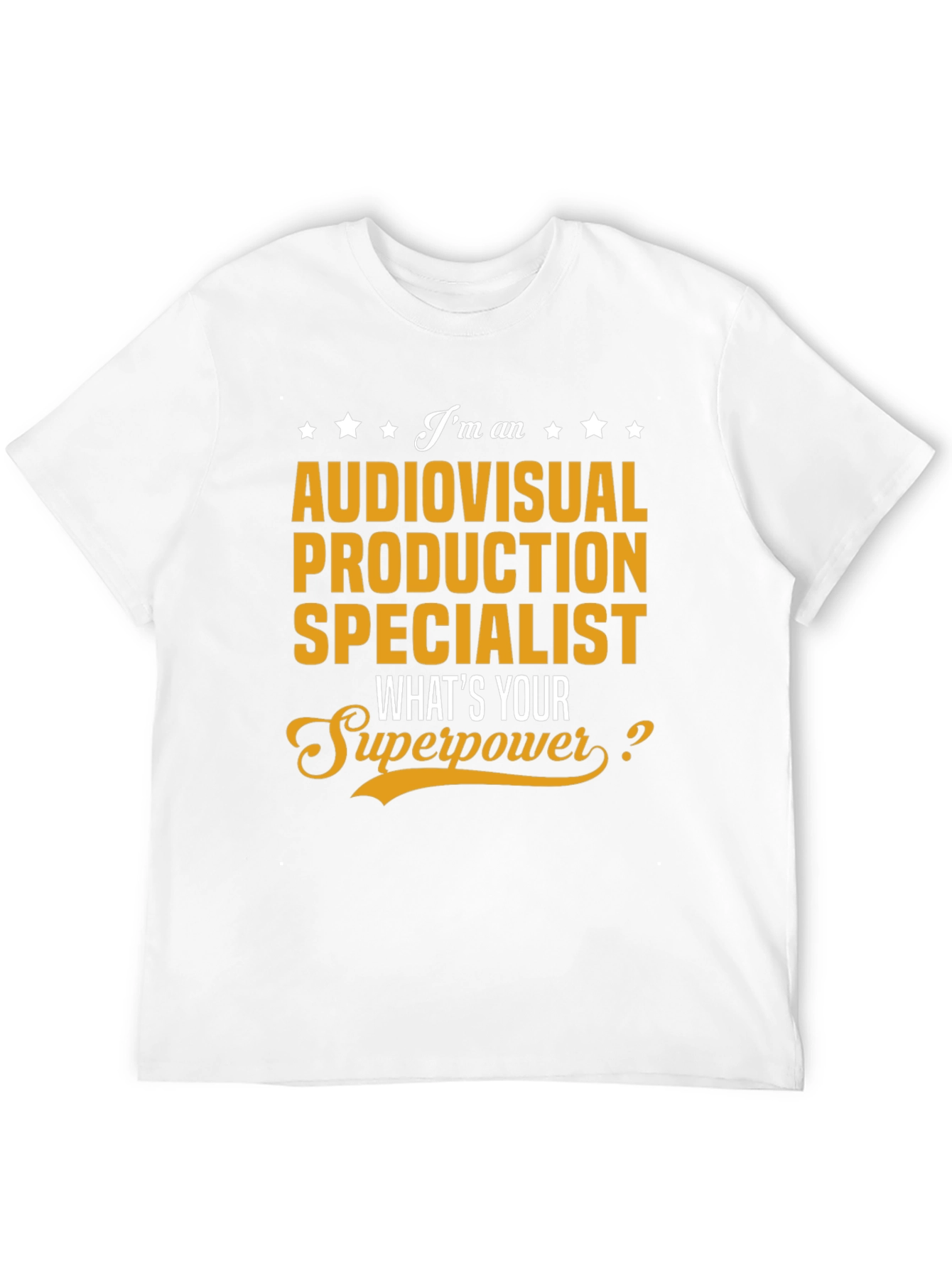 Black Audiovisual Production Specialist T-Shirt view 12