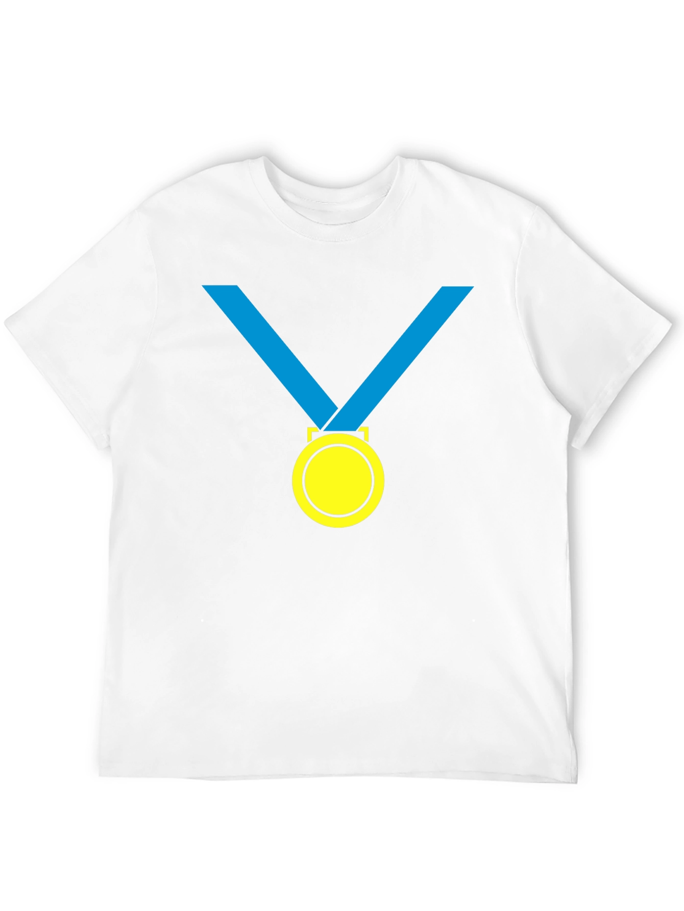 Black Winner's Medal Graphic Tee - Black Cotton T-Shirt view 12