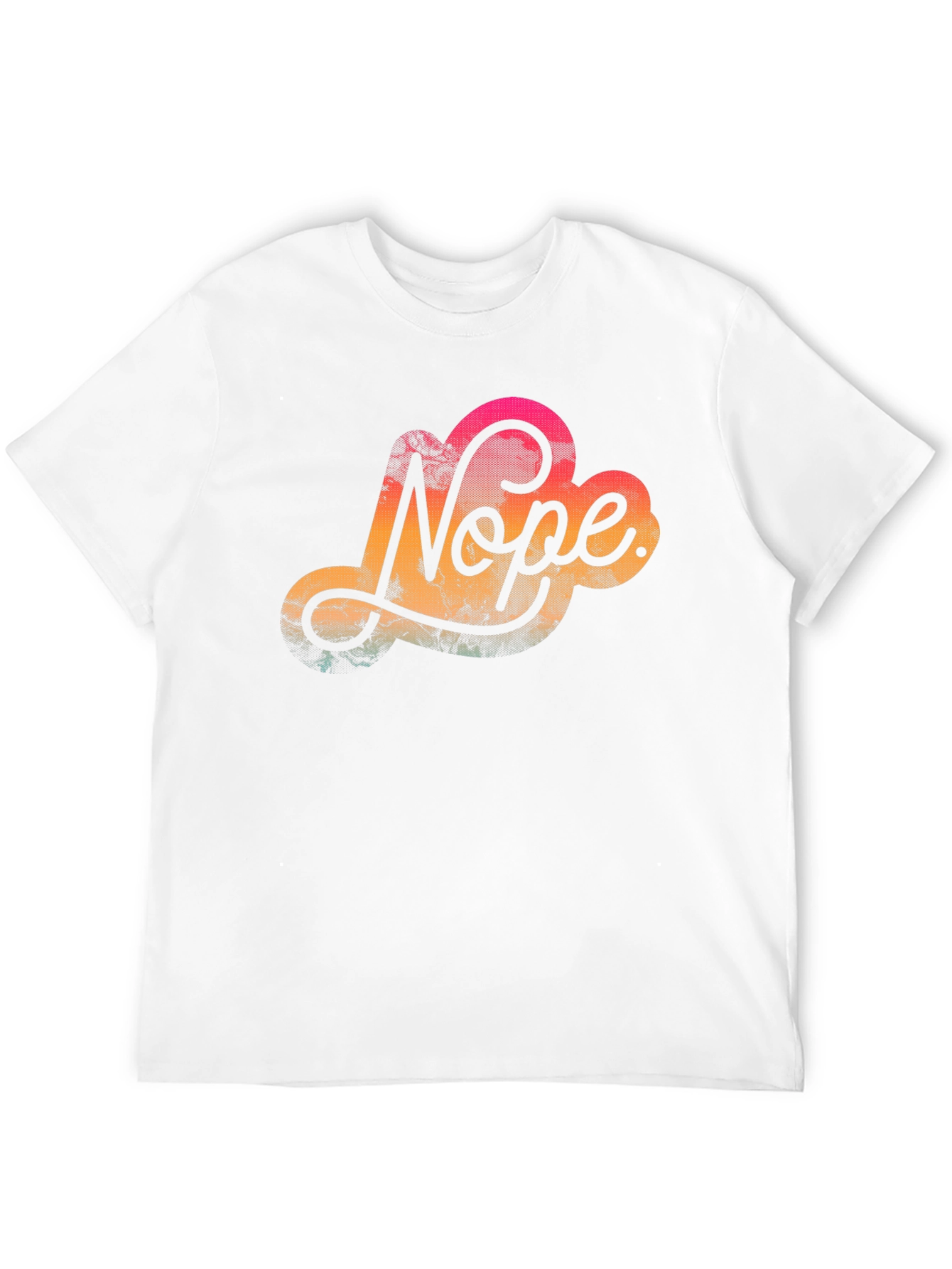 Black Nope Graphic Tee - Casual Black T-Shirt view 12