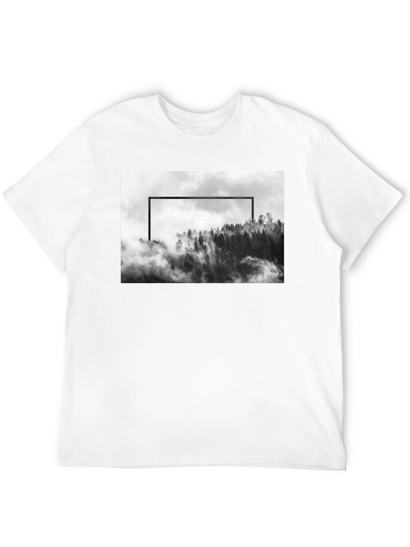Black Mountain Framed Black T-Shirt view 12