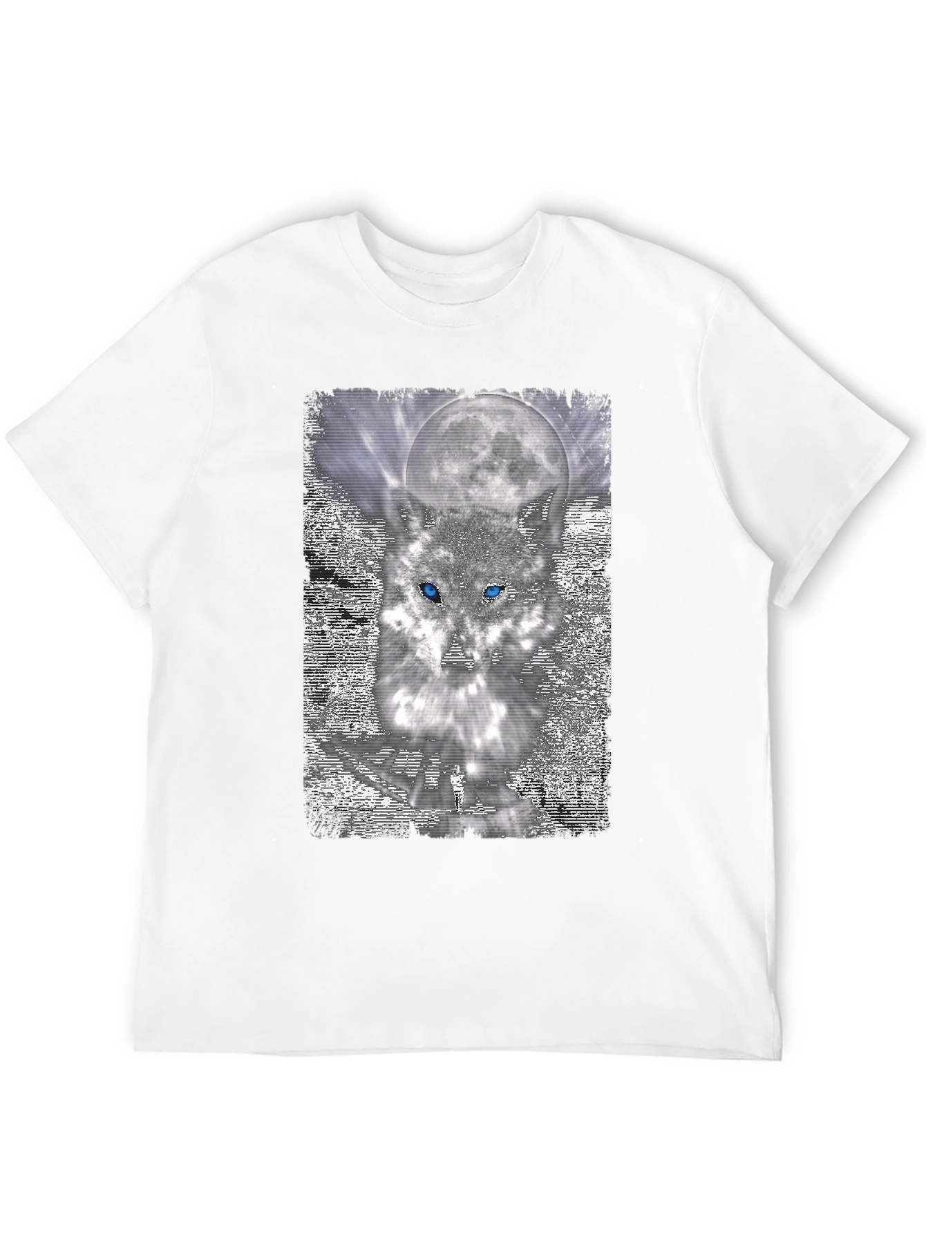 Black Wolf Moon Graphic Tee view 12