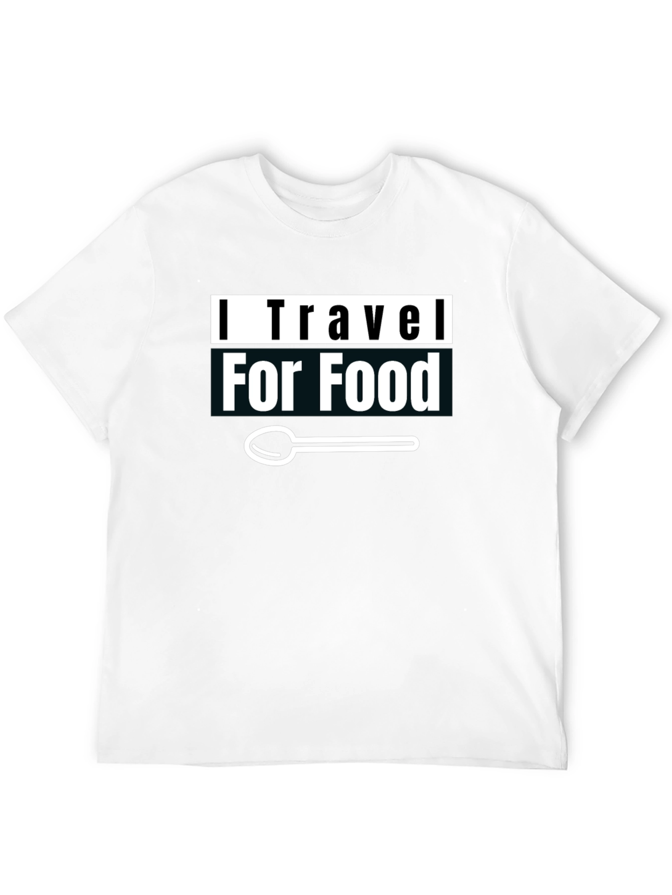 I Travel For Food T-Shirt - Graphic Tee - 12
