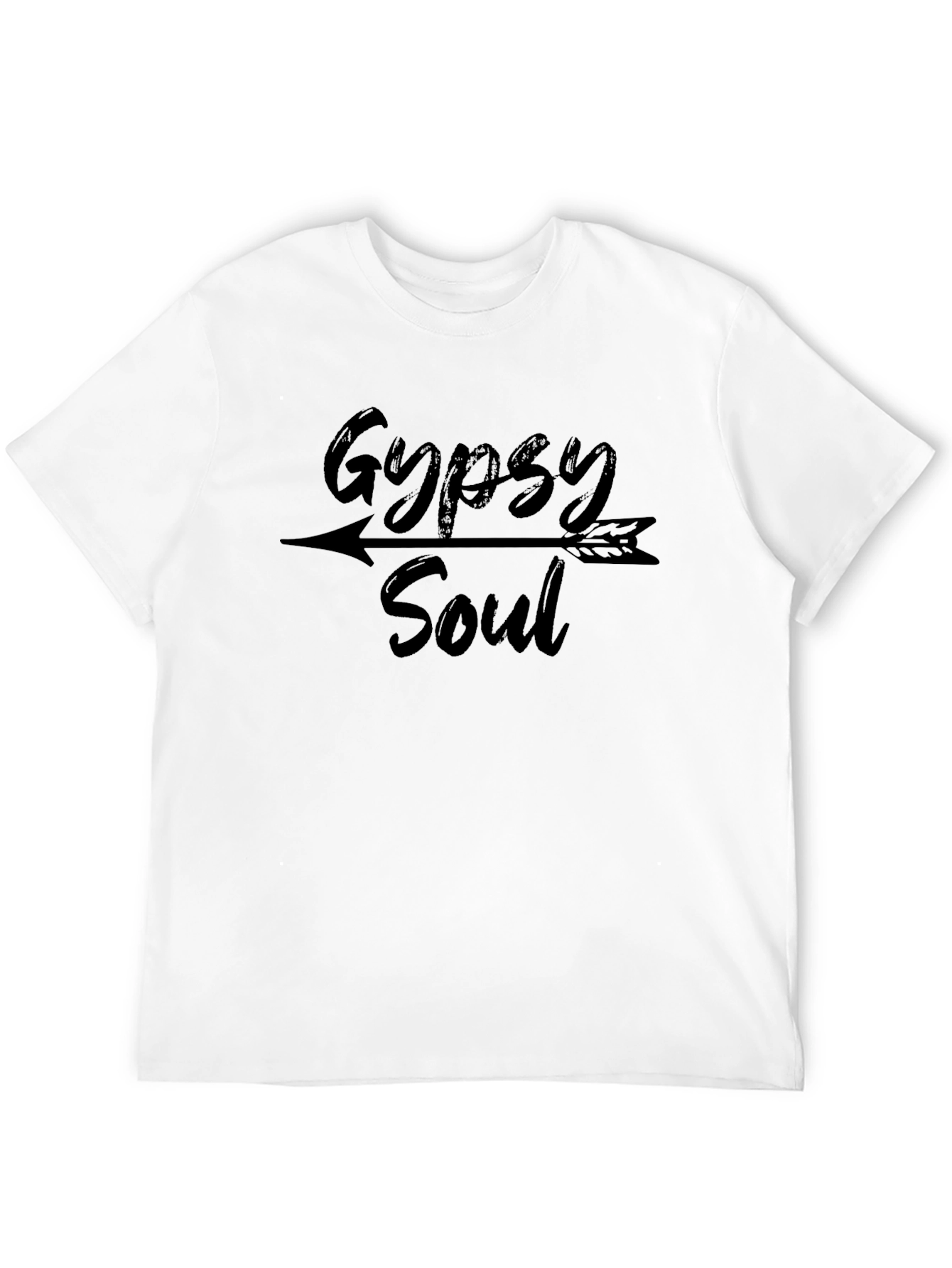 Black Gypsy Soul Graphic Tee - Arrow Design Black T-Shirt view 12