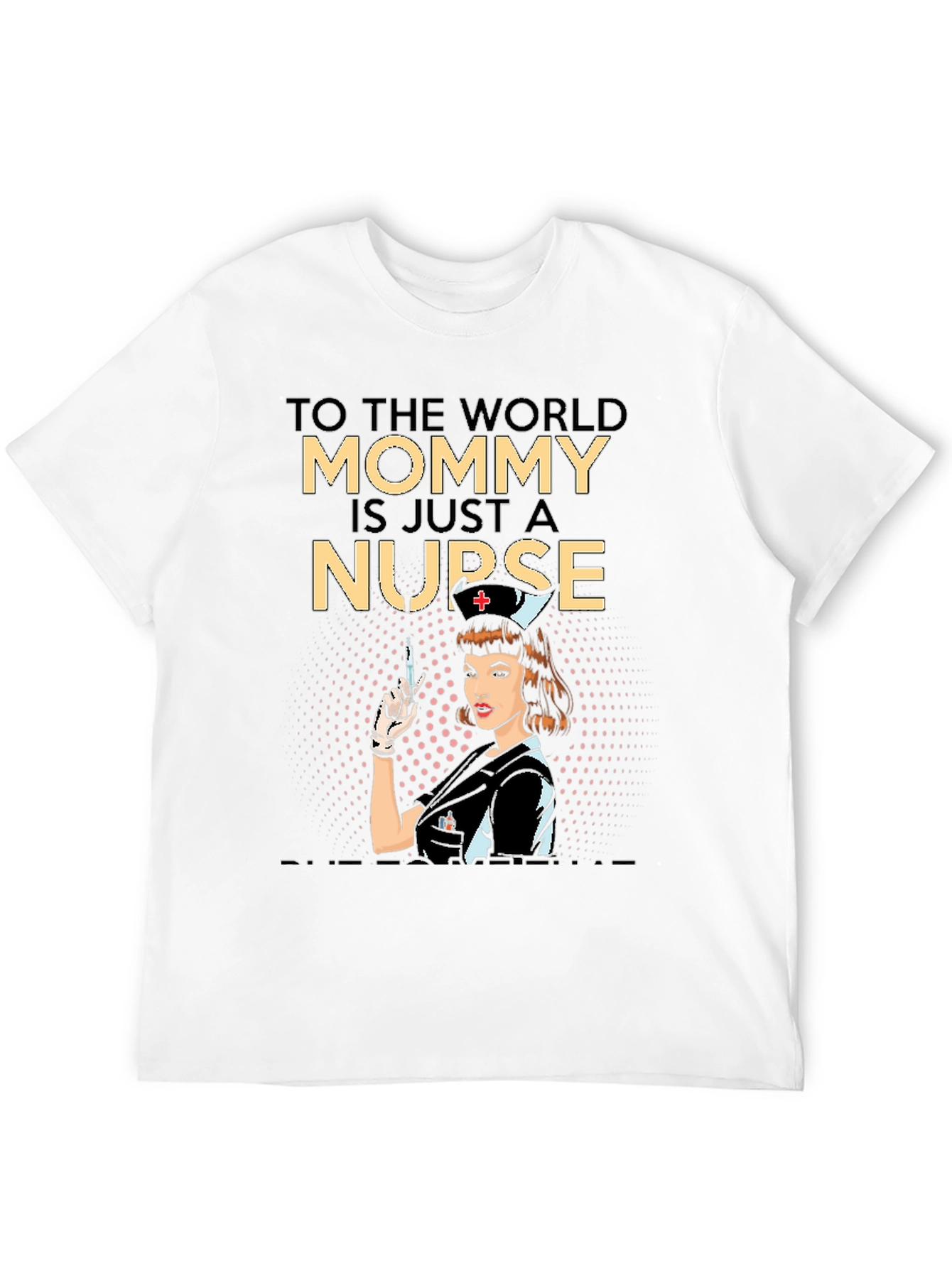 Black Mommy Nurse Graphic Tee view 12