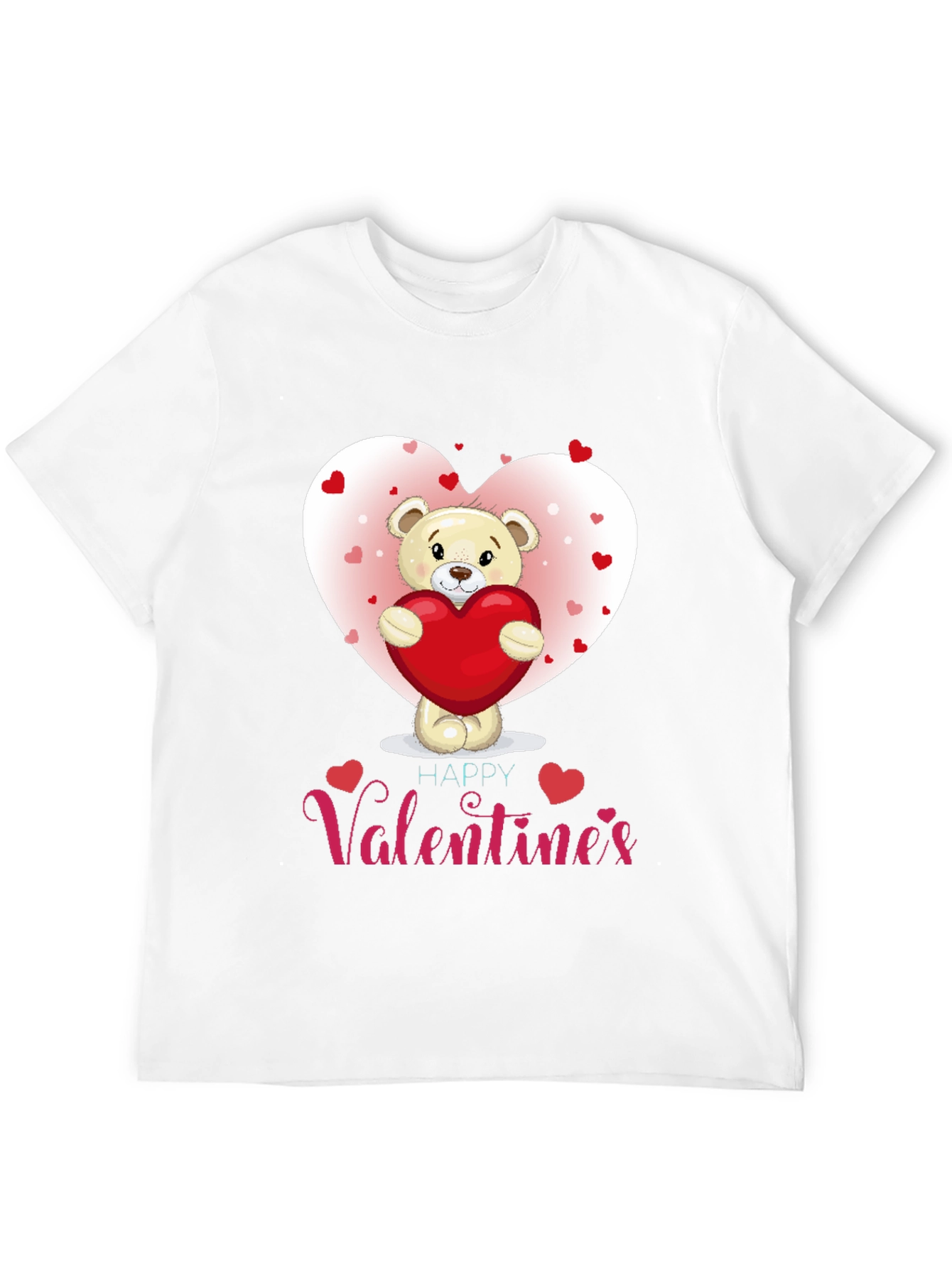 Black Valentine's Day Bear T-Shirt view 12