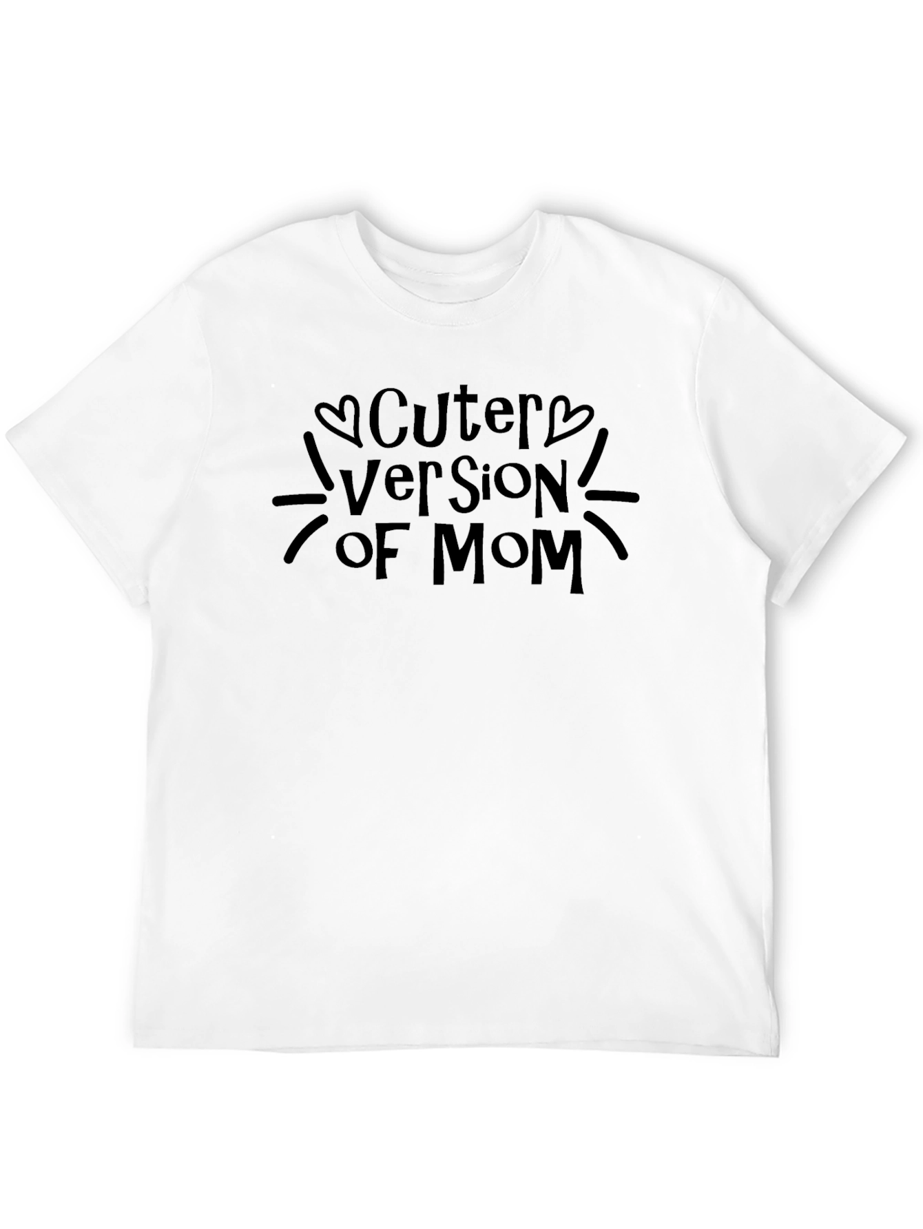 Black Cutest Version of Mom Graphic Tee - Unisex view 12