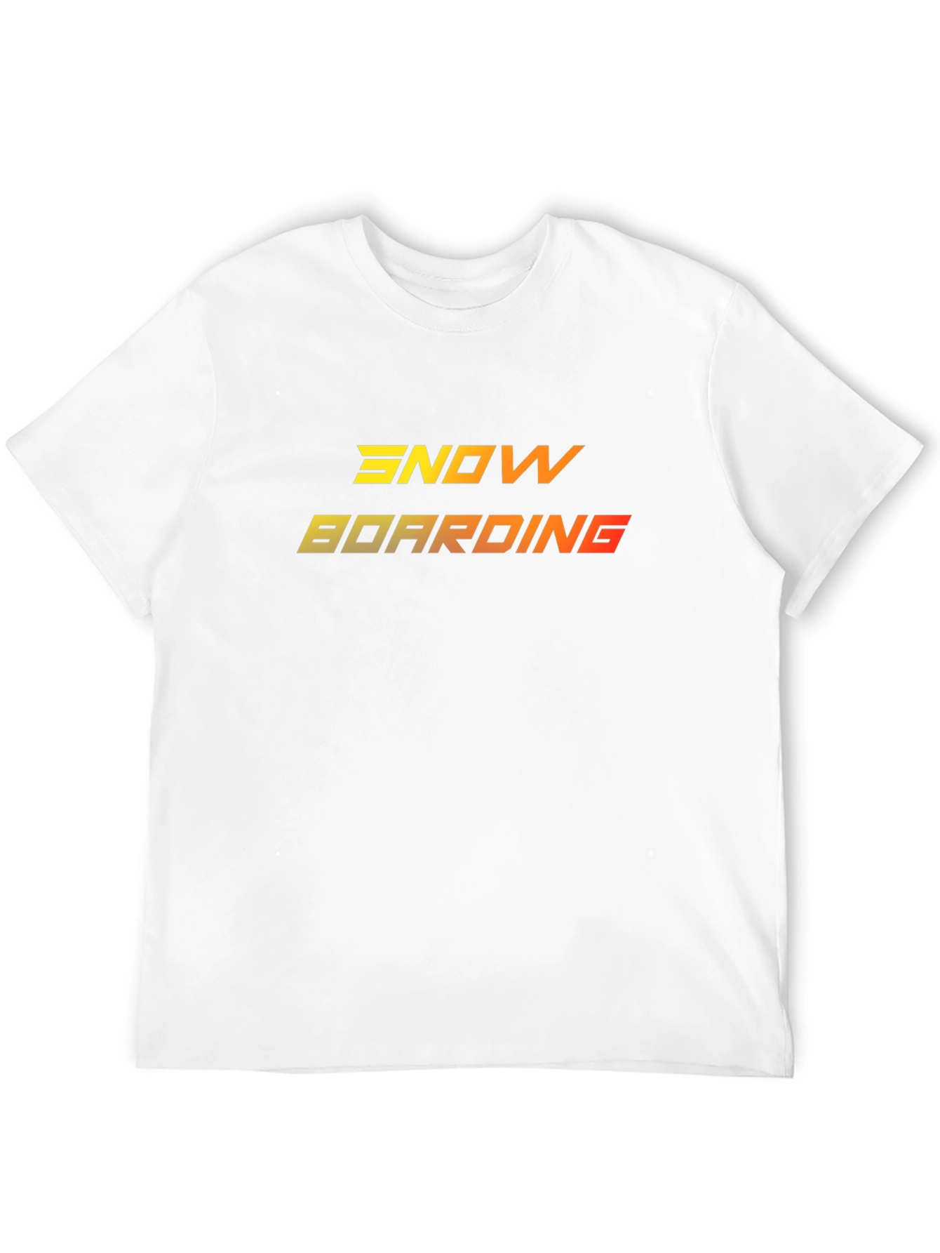 Black Snowboarding Graphic Tee - Black Cotton Blend T-Shirt view 12