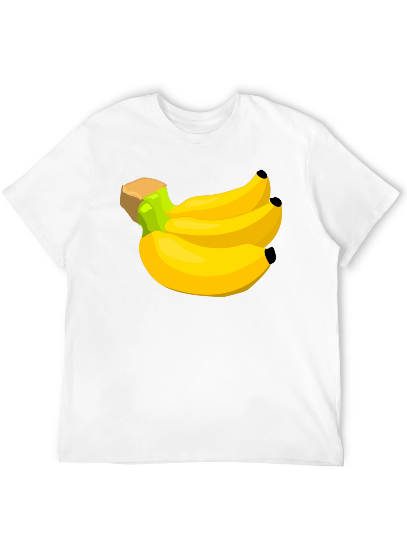 Black Banana Bunch Graphic Tee - Black Cotton T-Shirt view 12