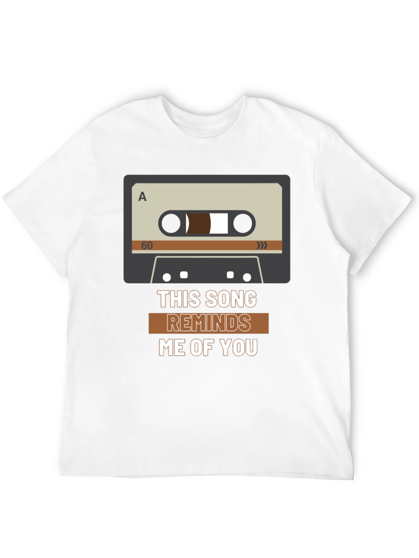 Black This Song Reminds Me of You Cassette Tape Graphic Tee view 12
