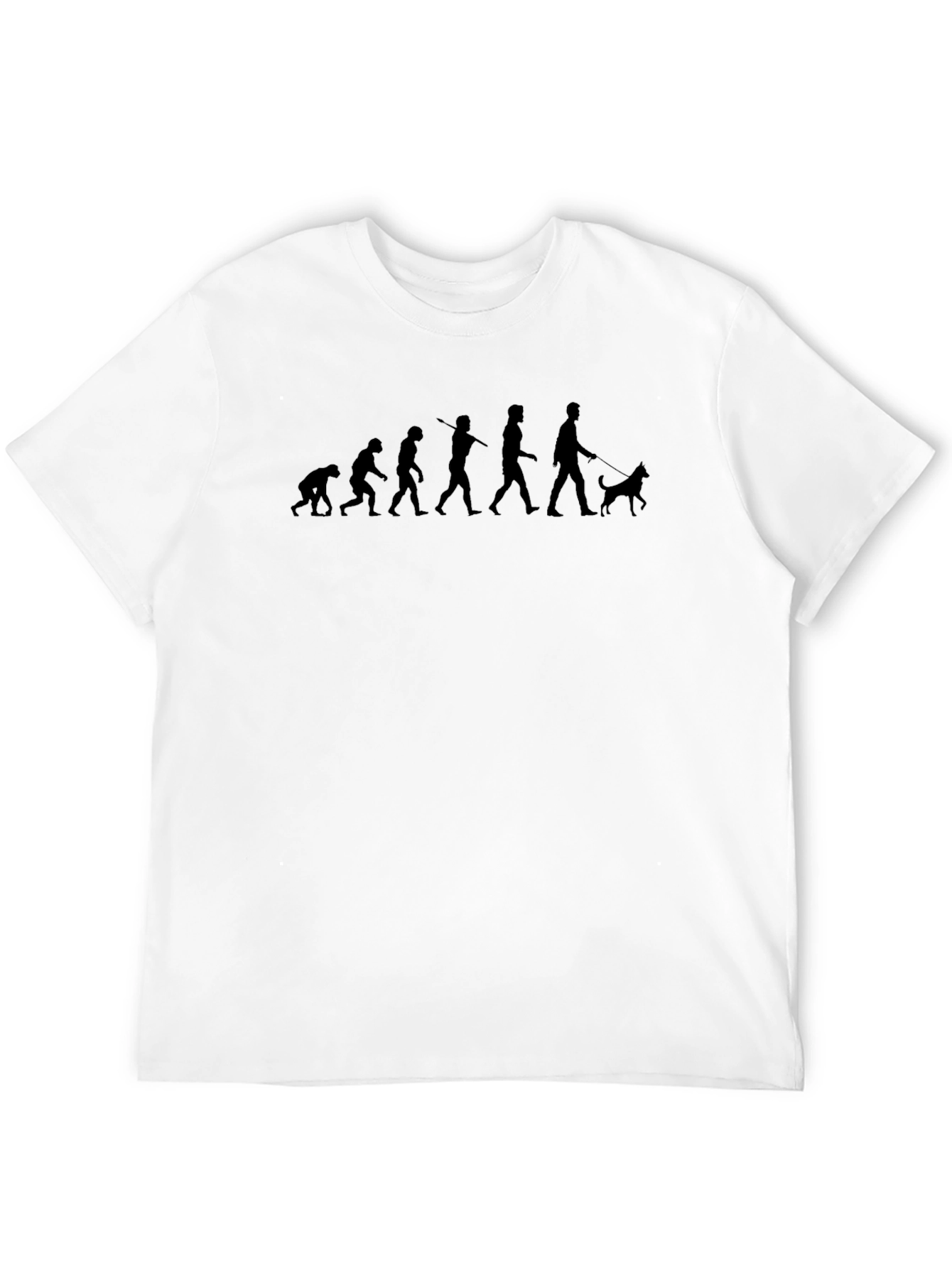 Black Evolution Dog Walking T-Shirt view 12