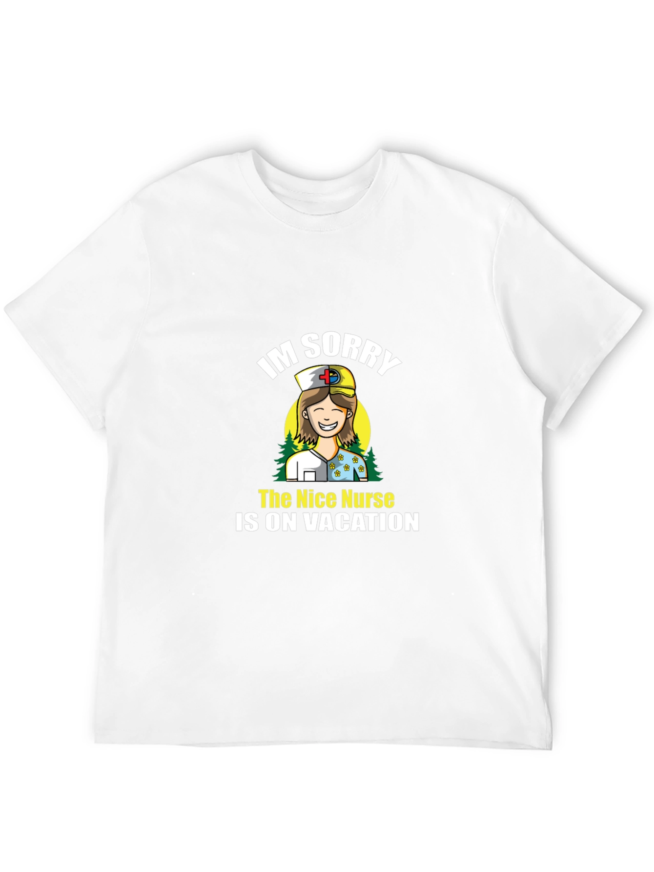 Black Funny Nurse On Vacation T-Shirt  view 12