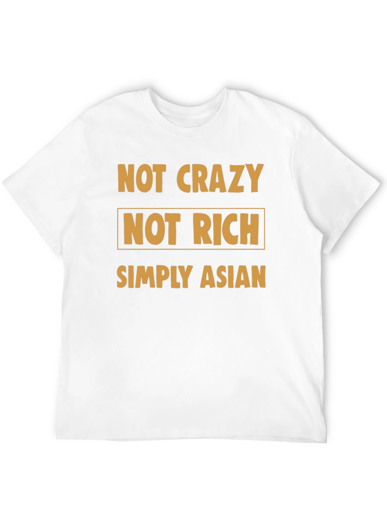 Black Not Crazy Not Rich Simply Asian T-Shirt view 12