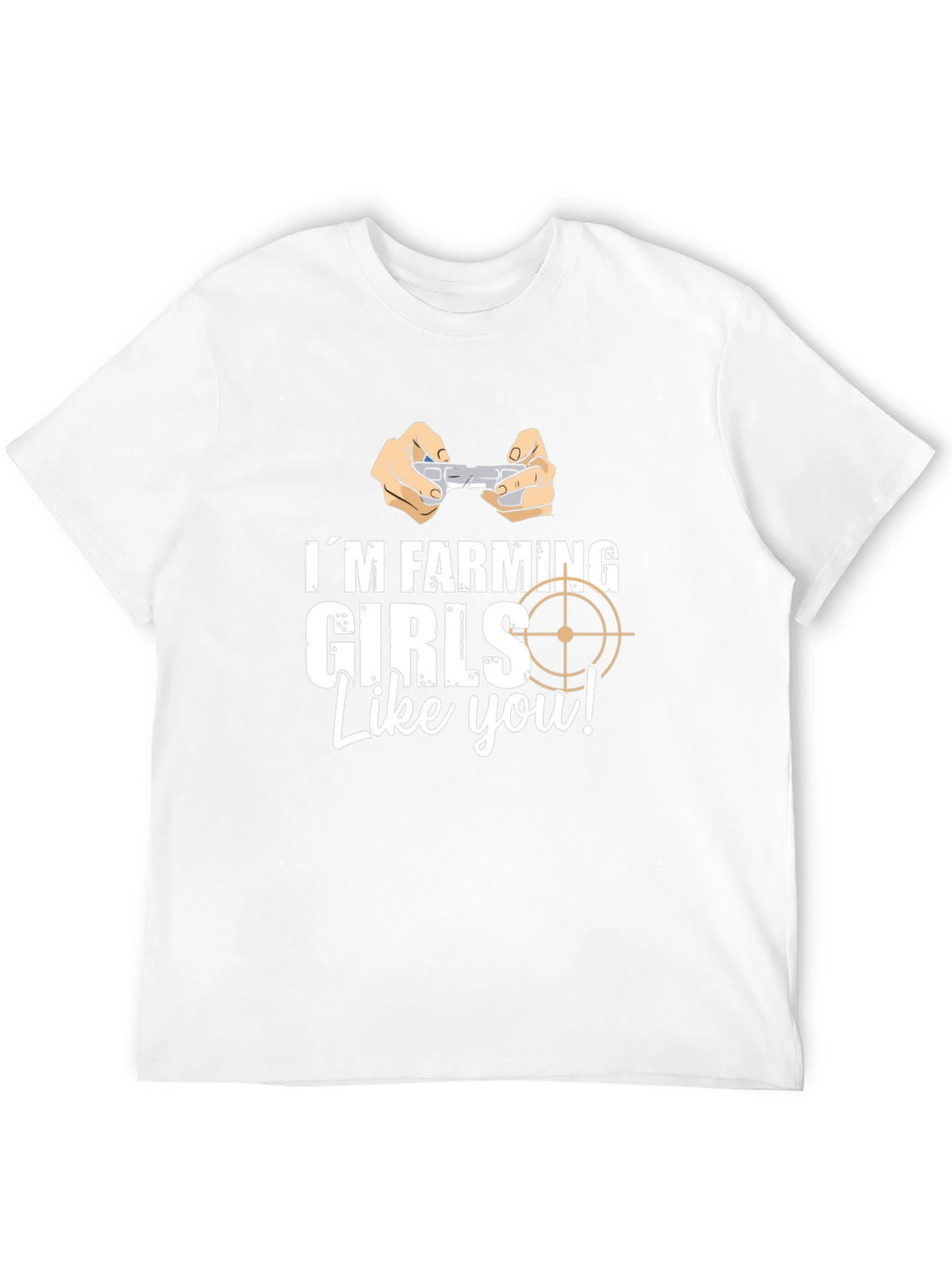 Black I'm Farming Girls T-Shirt view 12