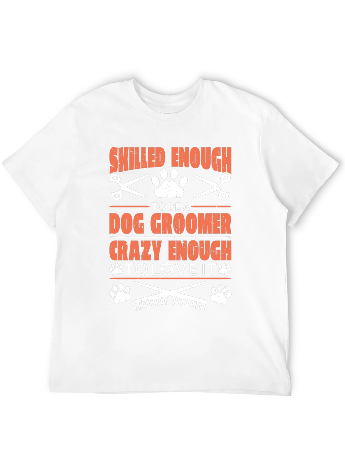 Black Dog Groomer T-Shirt: Skilled & Crazy Enough view 12