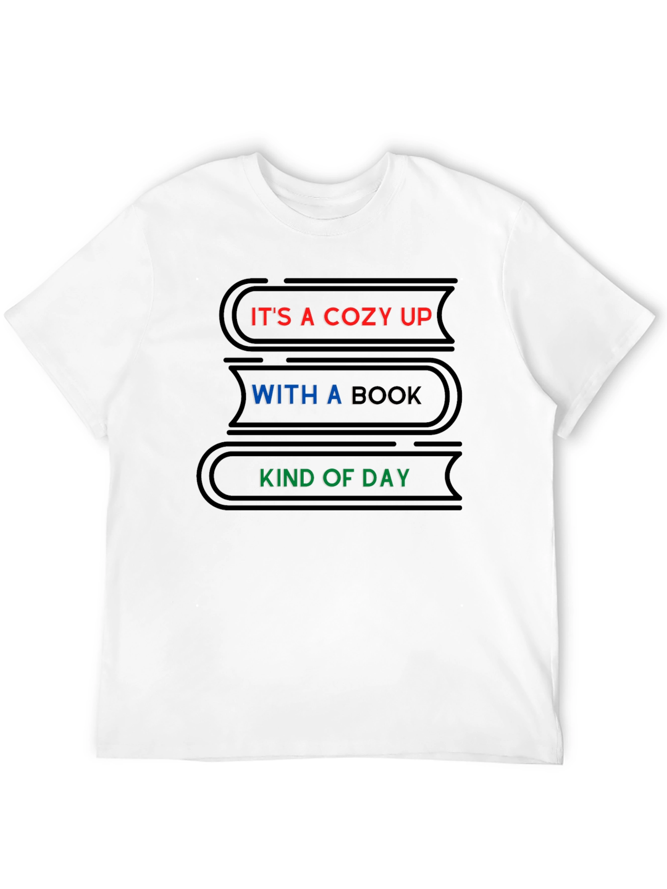 Black Cozy Up With a Book T-Shirt view 12