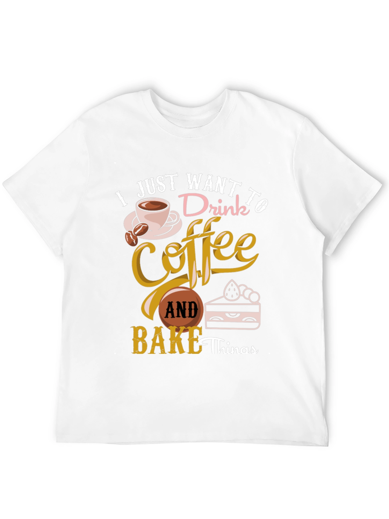 Black Coffee & Baking Lover T-Shirt view 12