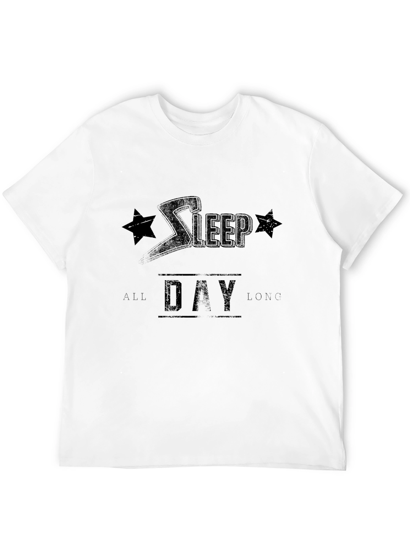 Black Sleep All Day Long Graphic Tee view 12