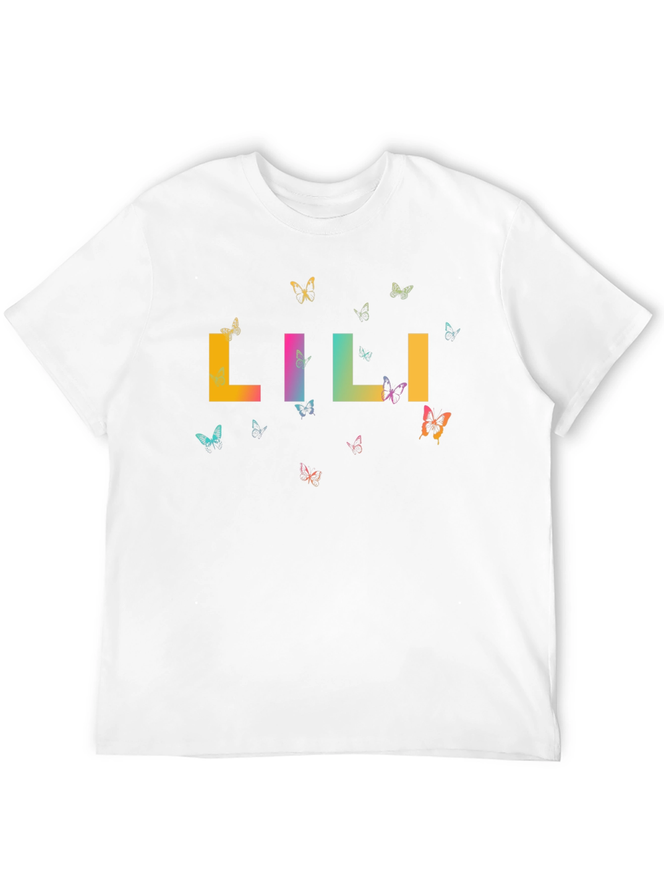 Black Lili Butterfly Graphic Tee - Unisex view 12