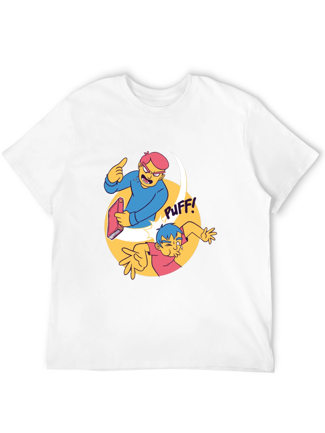 Black Cartoon Slapstick Graphic T-Shirt view 12