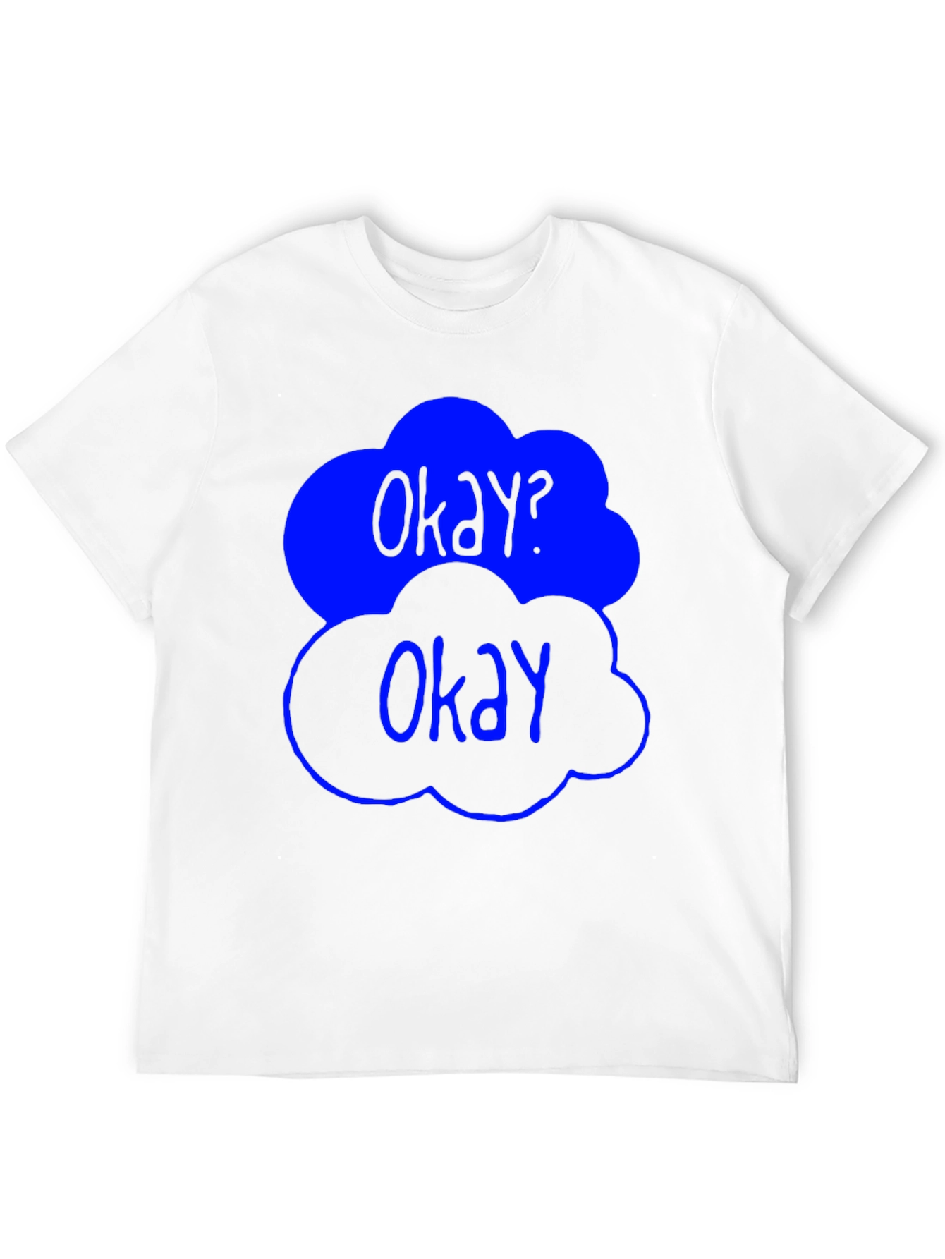 Black Okay? Okay Graphic Tee - Trendy Cloud Design view 12