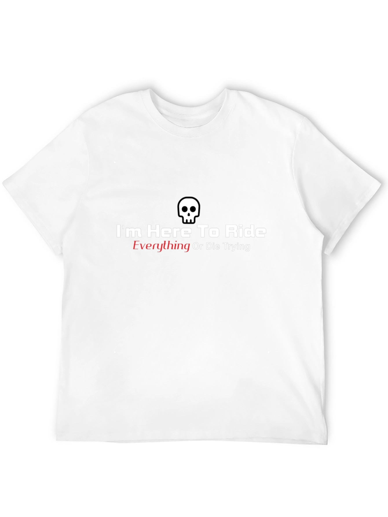 Black Skull Ride Everything T-Shirt view 12