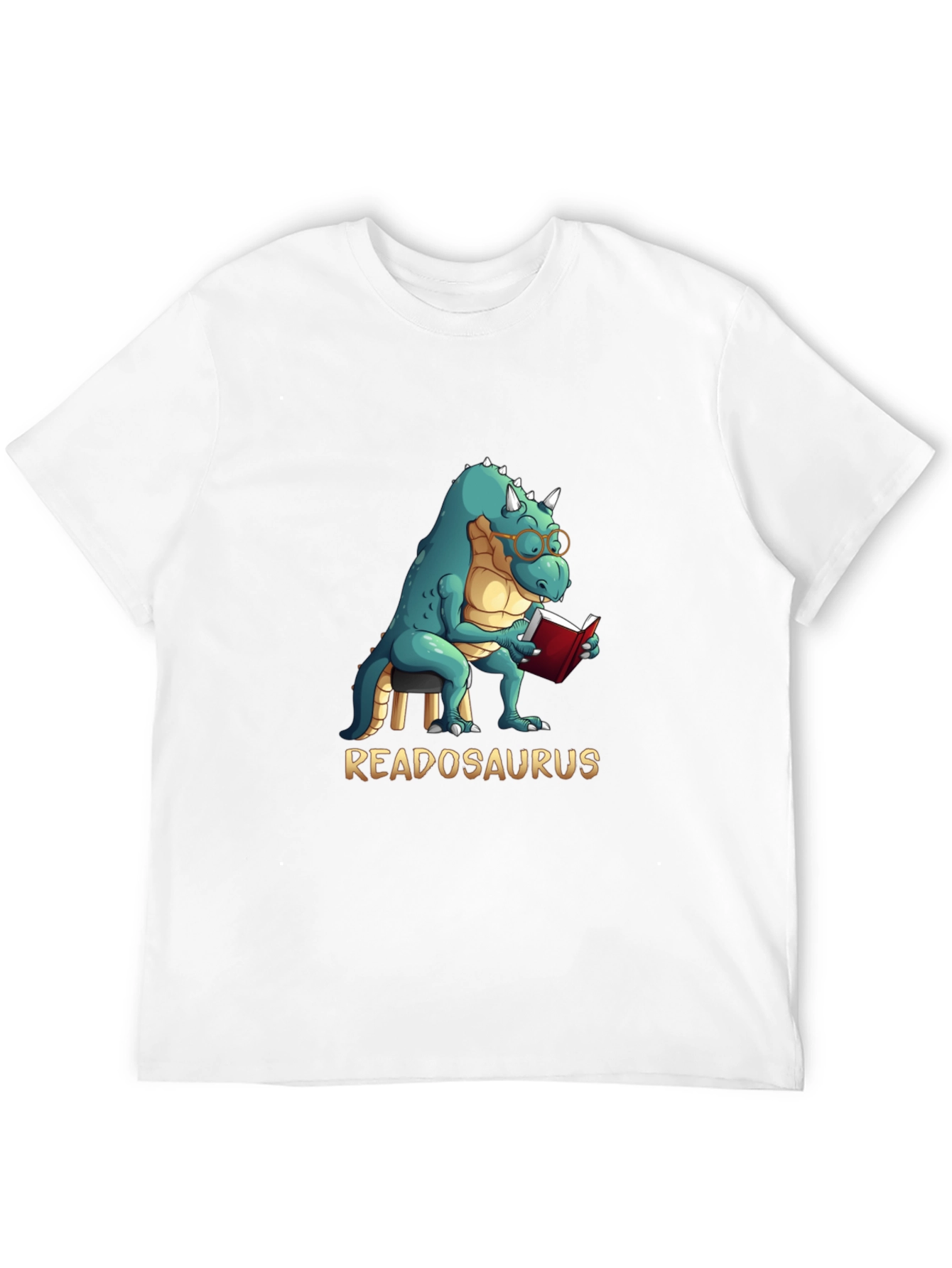 Black Readosaurus T-Shirt - Reading Dinosaur Tee view 12