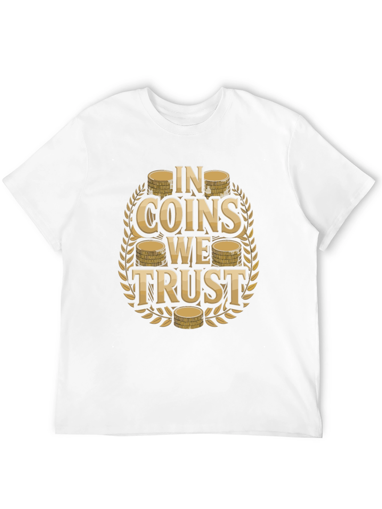 Black In Coins We Trust Graphic Tee - Black Cotton view 12