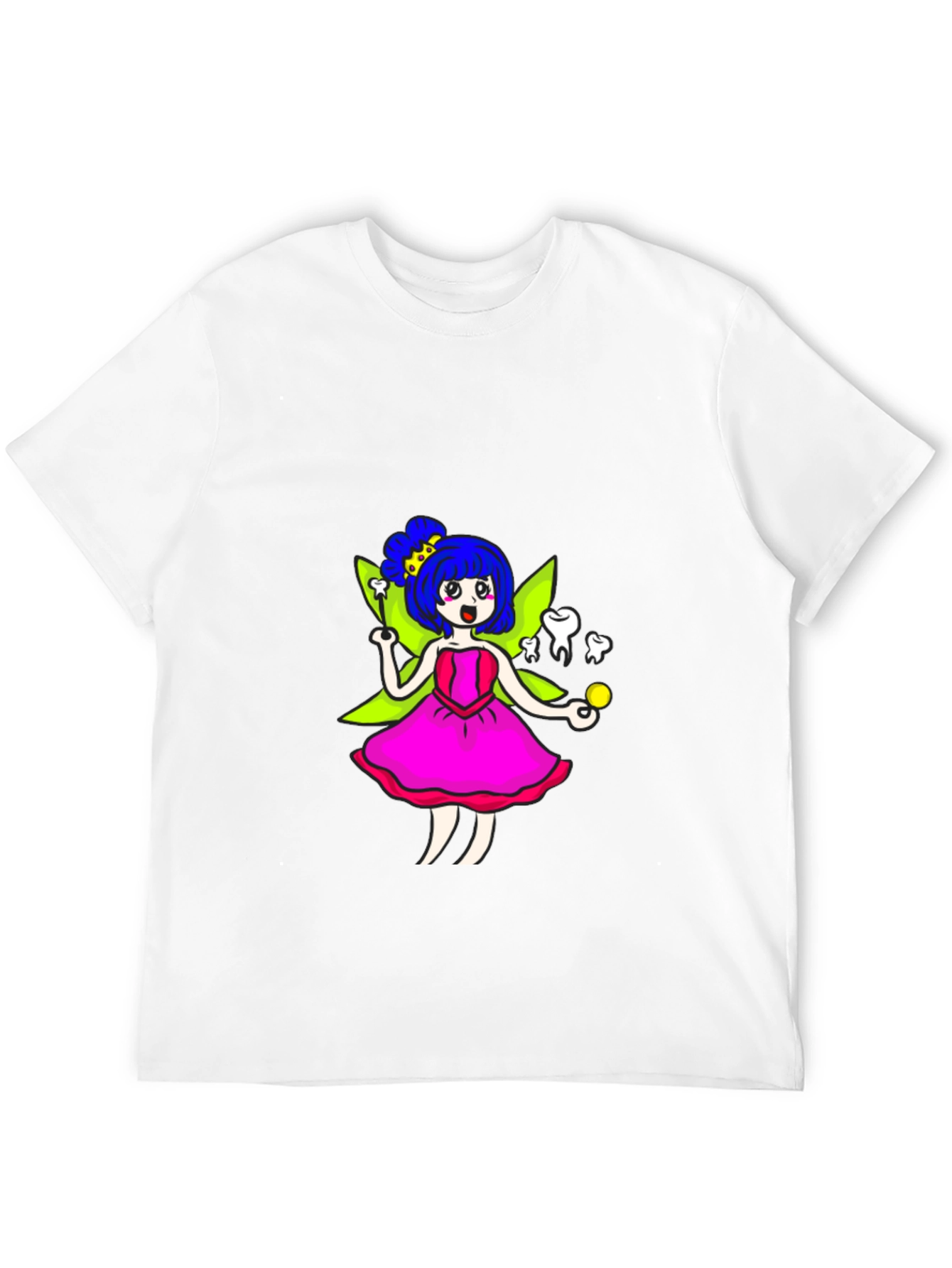 Tooth Fairy T-Shirt - Whimsical Cartoon Graphic Tee - 12