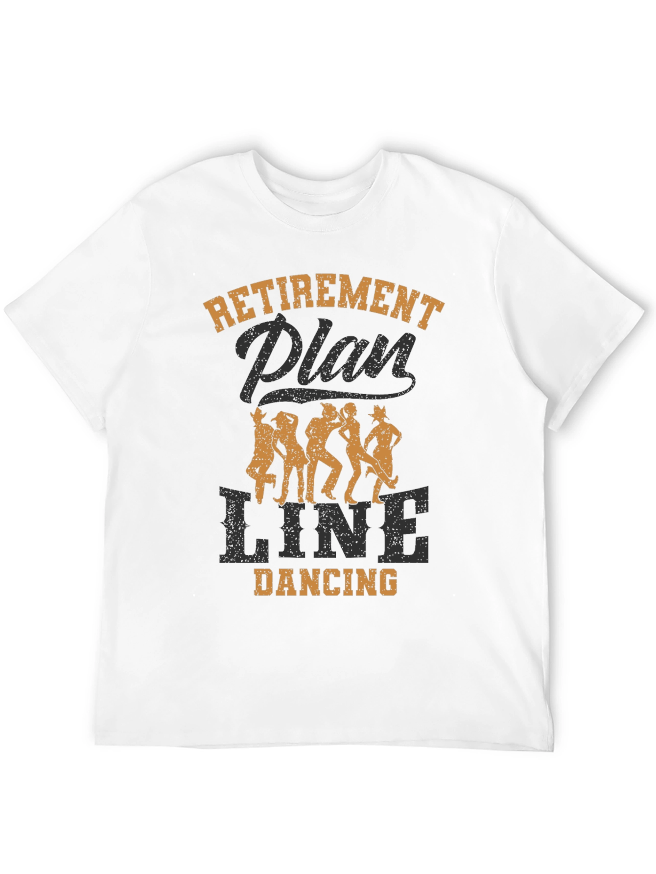 Black Retirement Plan Line Dancing Graphic Tee view 12