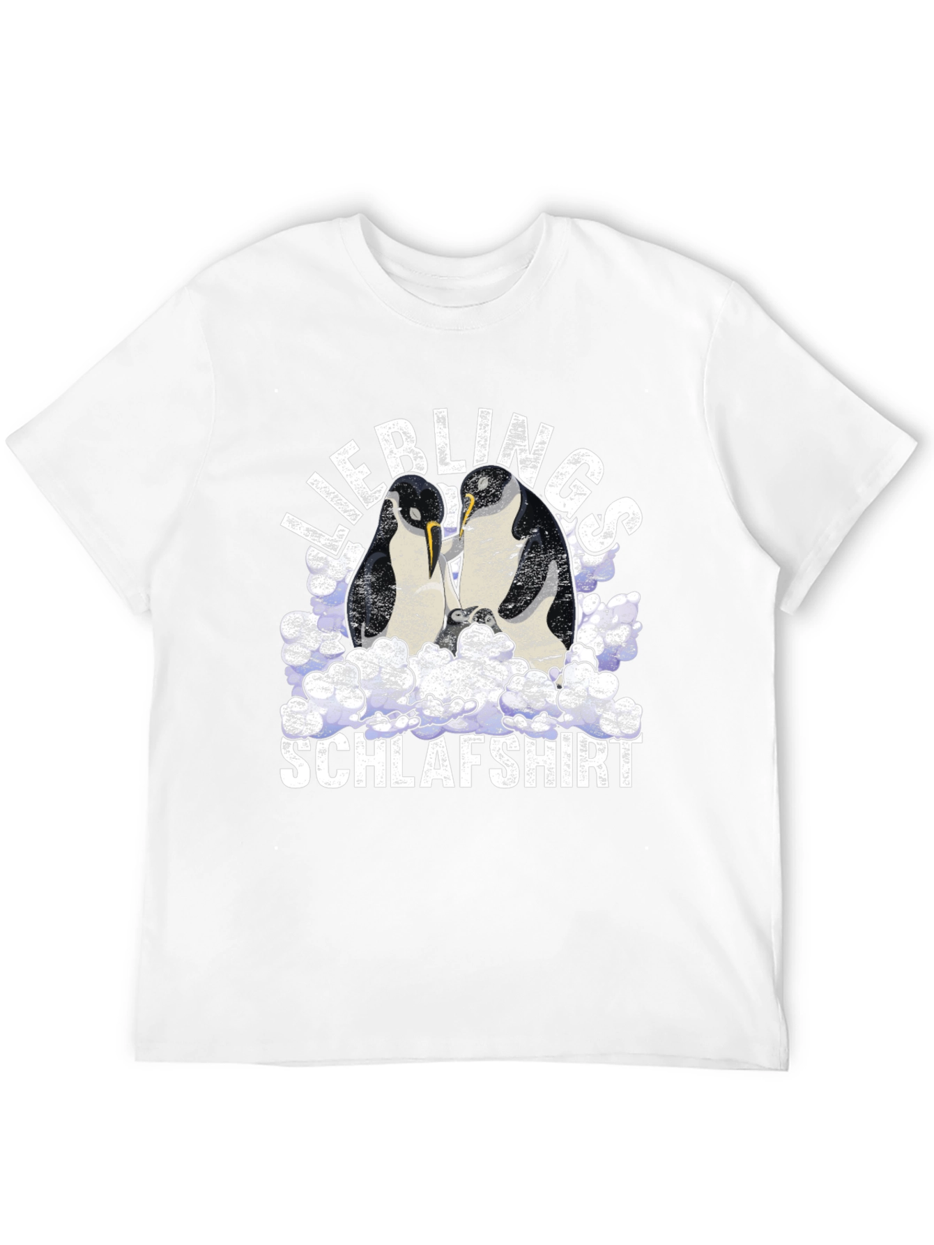 Black Penguin Sleeping Shirt - Liebling Schlafshirt T-Shirt view 12