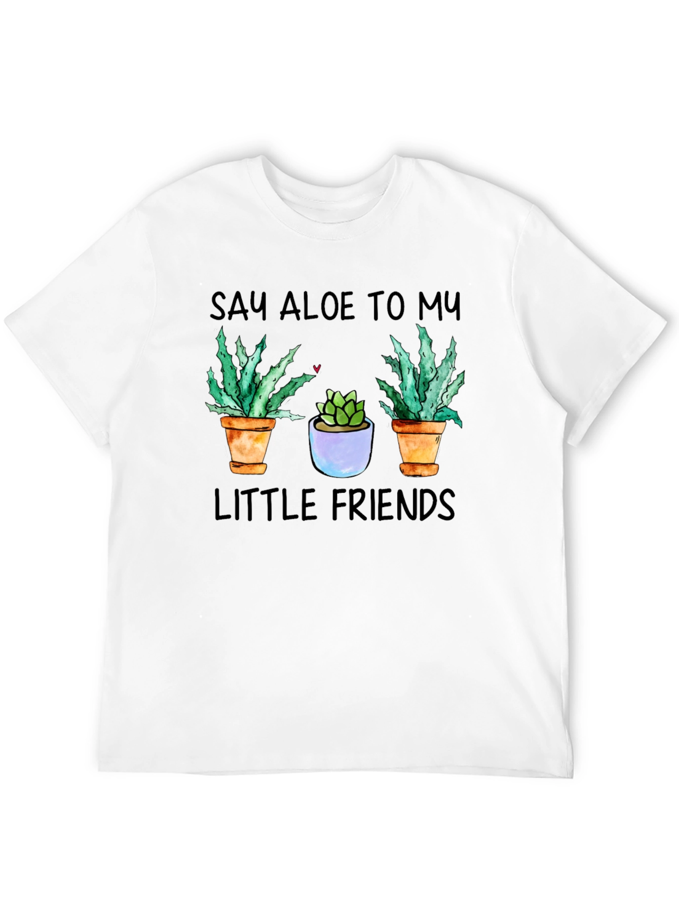 Black Say Aloe To My Little Friends Graphic Tee view 12