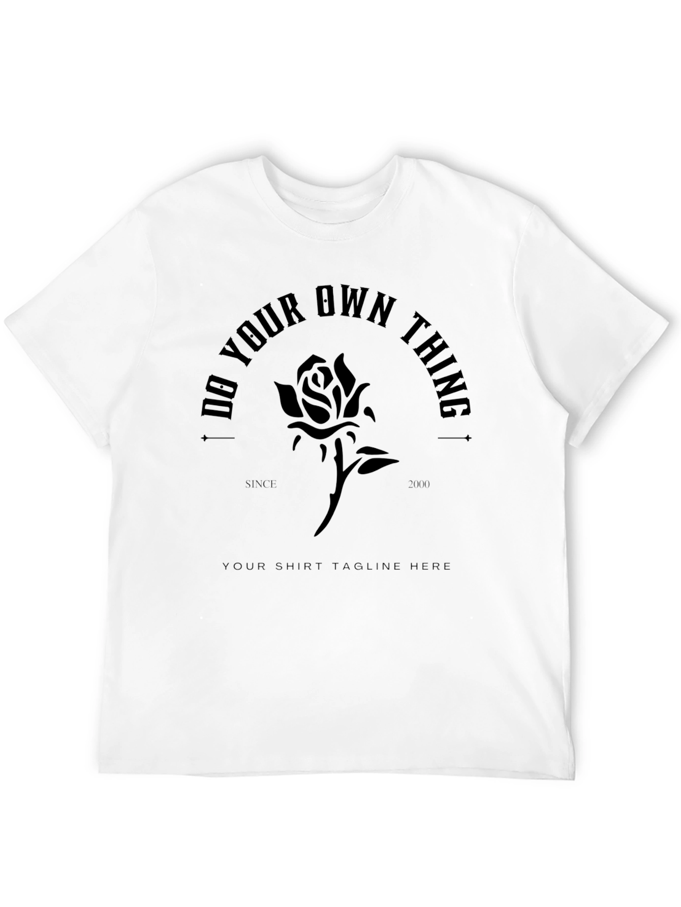 Do Your Own Thing Rose Graphic Tee - 12