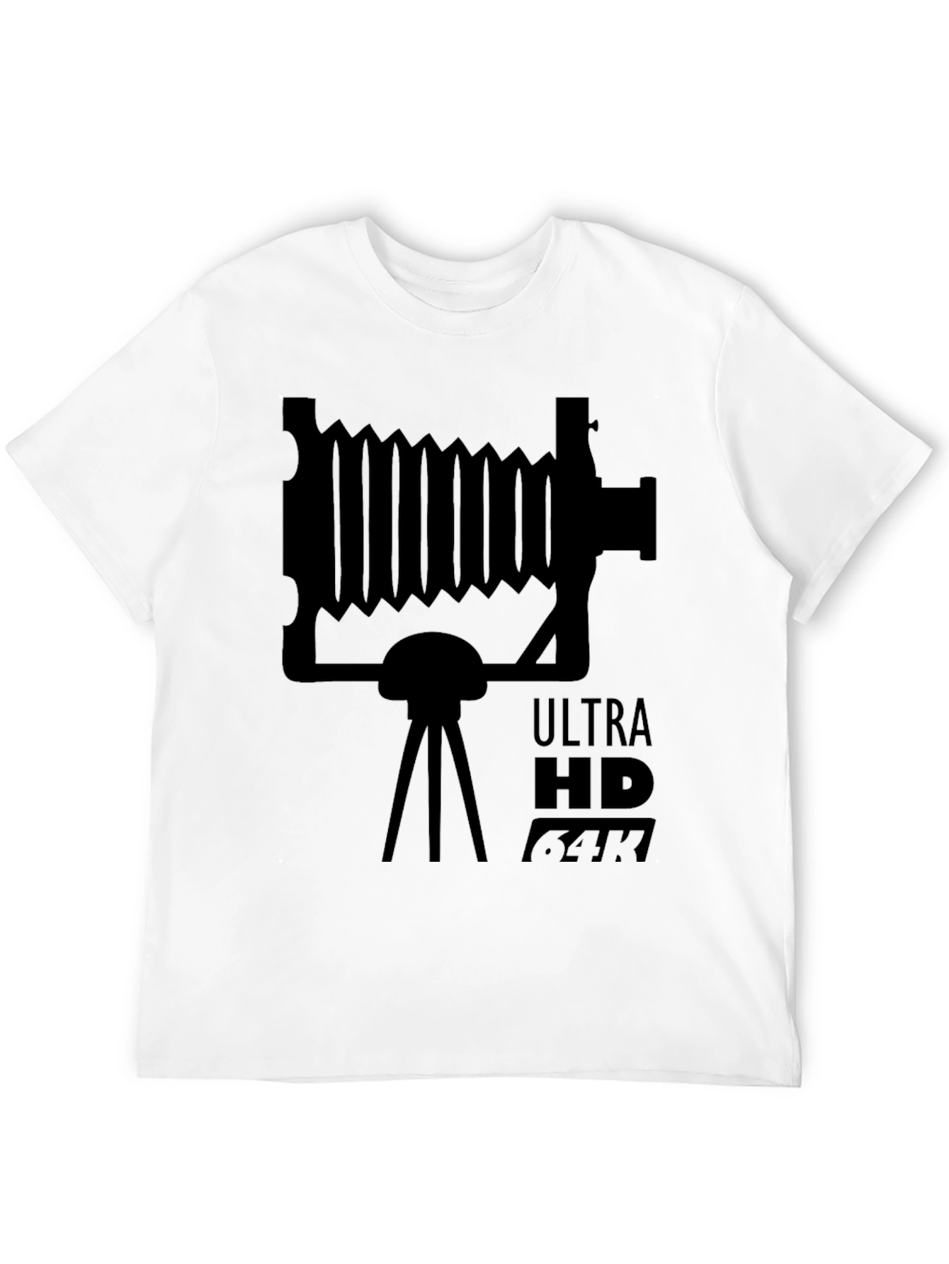 Black Vintage Camera Ultra HD T-Shirt view 12