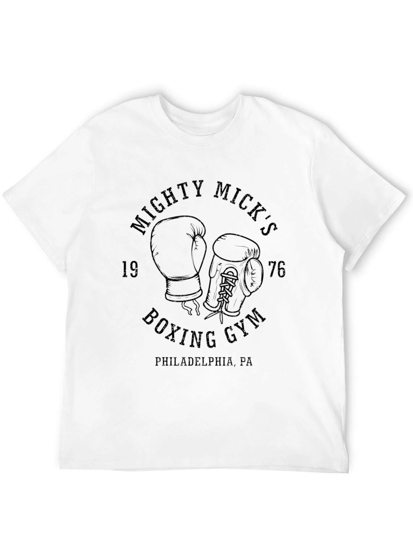 Black Mighty Mick's Boxing Gym T-Shirt view 12