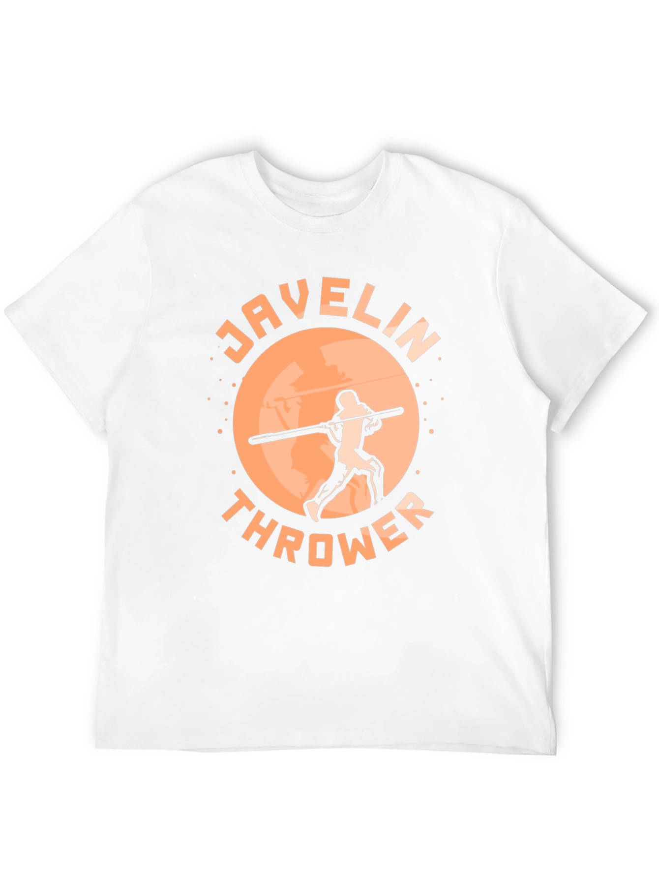 Black Javelin Thrower Graphic Tee - Sporty Black T-Shirt view 12