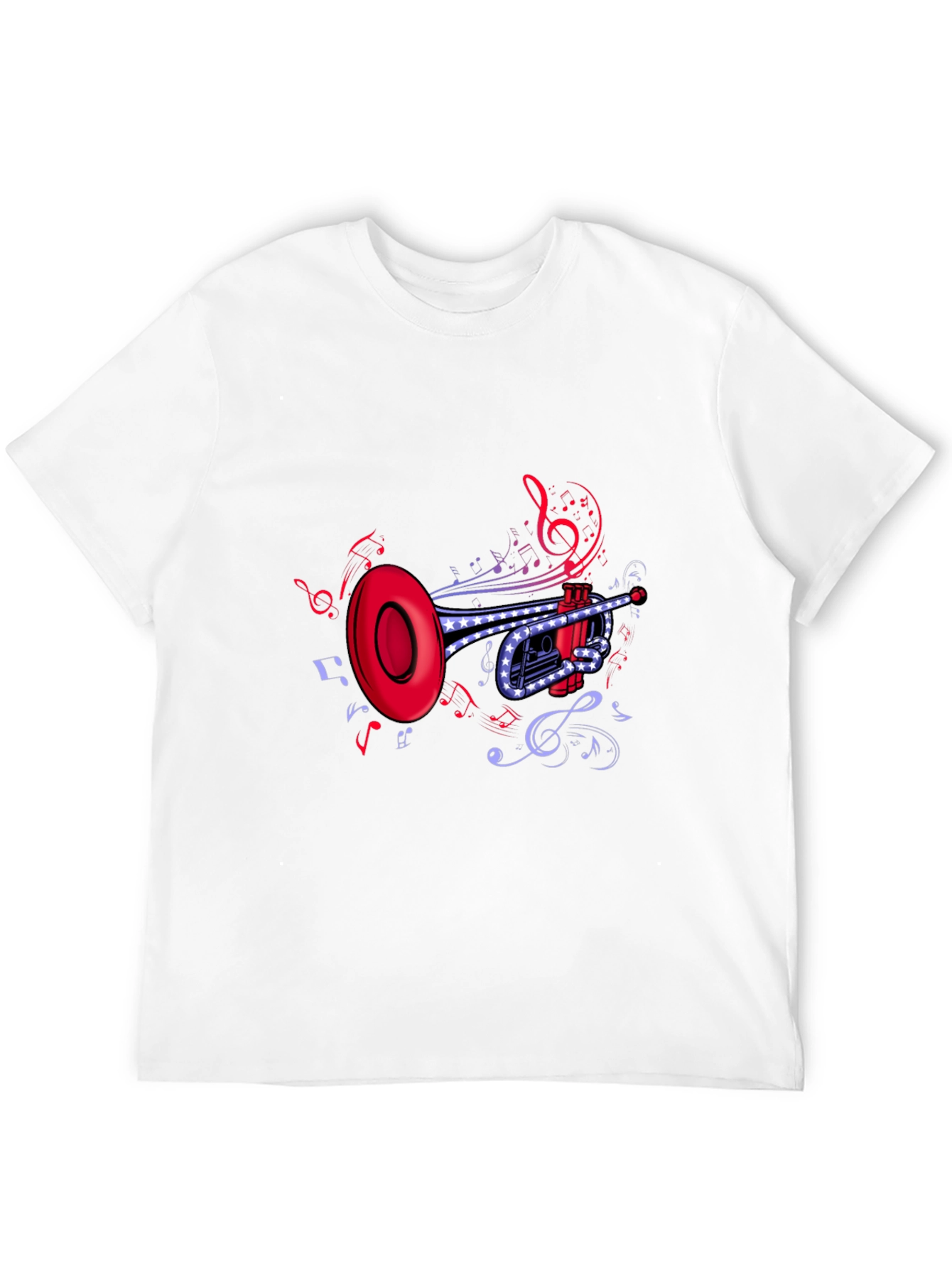 Musical Trumpet Graphic T-Shirt - 12