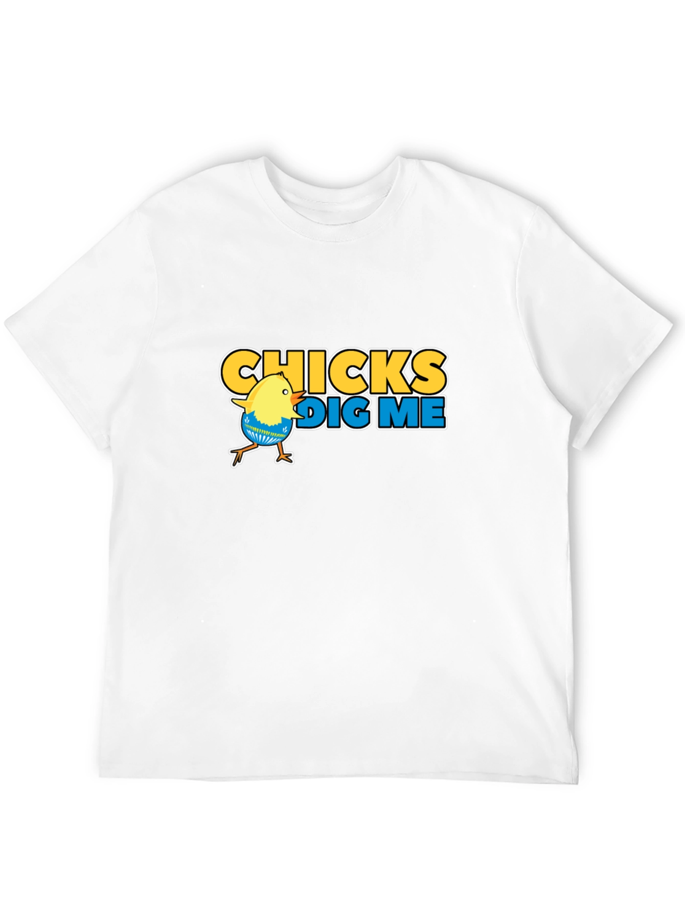 Black Funny Chicks Dig Me Graphic T-Shirt view 12