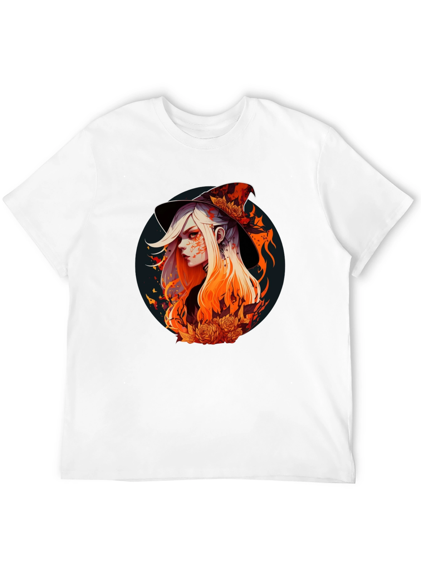 Black Witch Graphic Tee - Stylish Halloween T-Shirt view 12