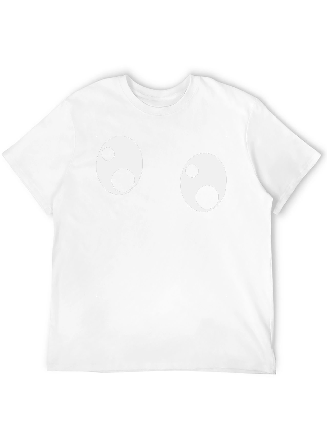 Black Funny Googly Eyes Black T-Shirt view 12