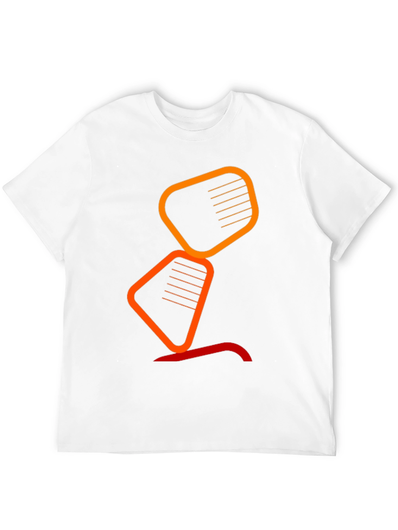 Black Abstract Graphic Black T-Shirt - Modern Art Tee view 12