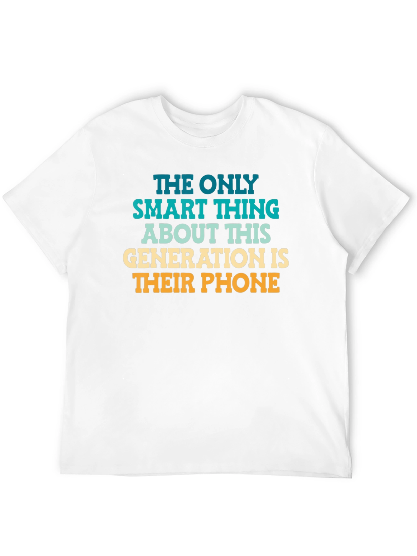 Black Smart Phone Generation Graphic Tee view 12