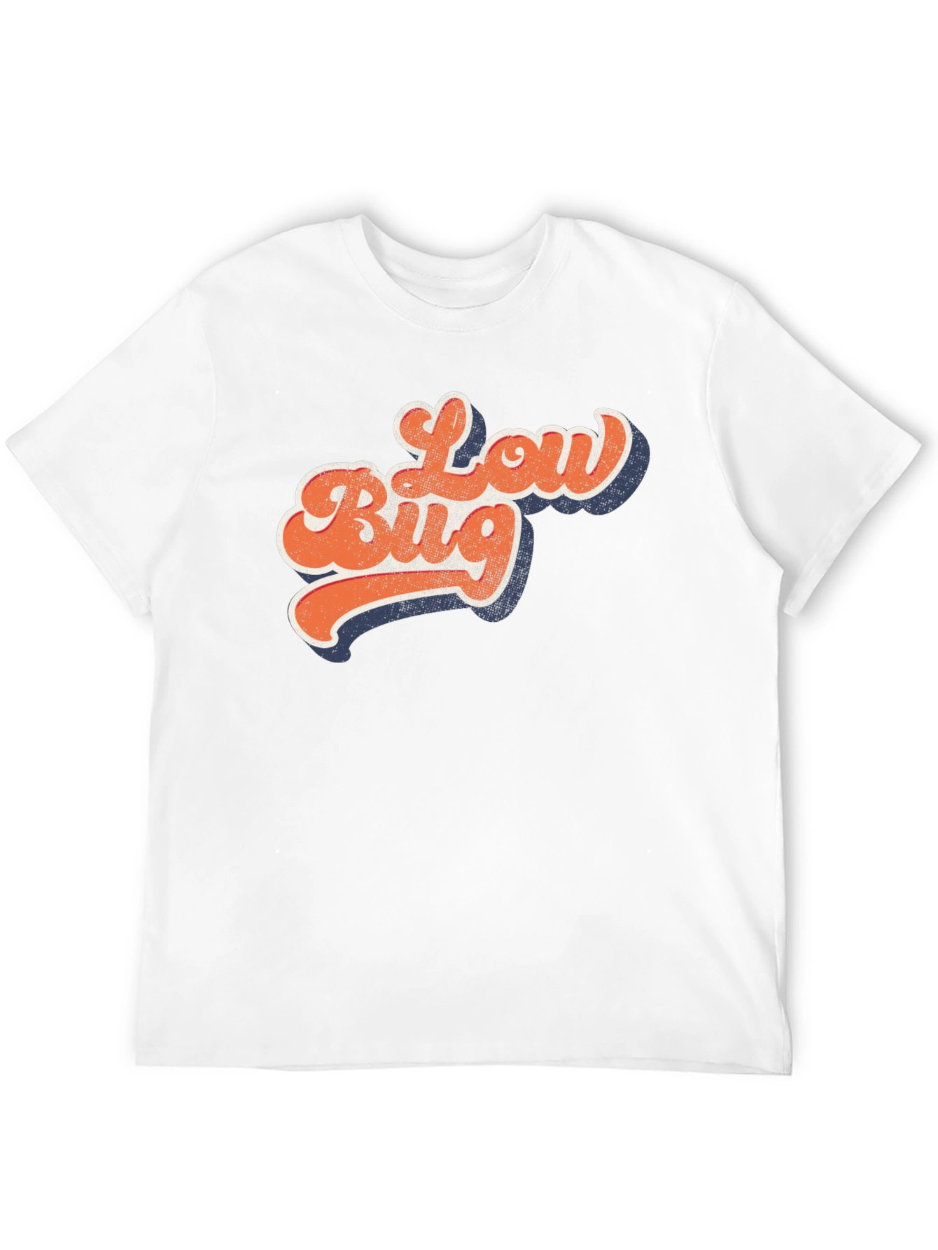 Black Retro "Low Bug" Graphic T-Shirt - Classic Style view 12