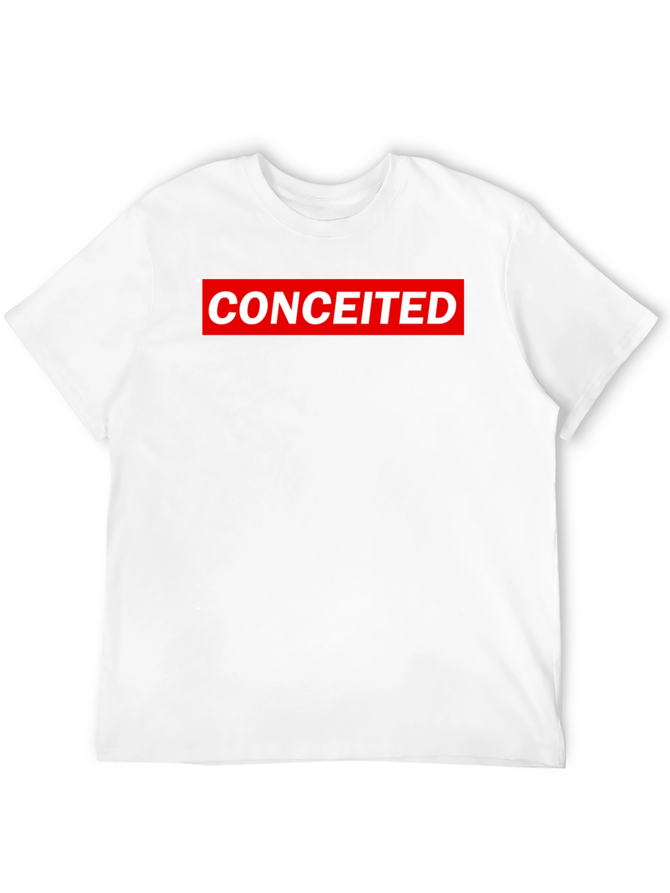 Black Conceited Graphic Tee - Black Crew Neck T-Shirt view 12
