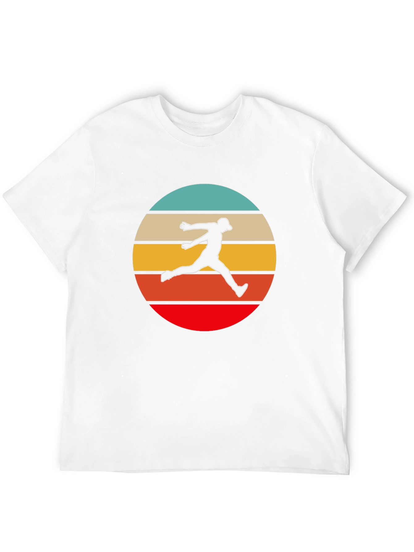 Black Retro Runner T-Shirt - Vintage Style Athletic Tee view 12